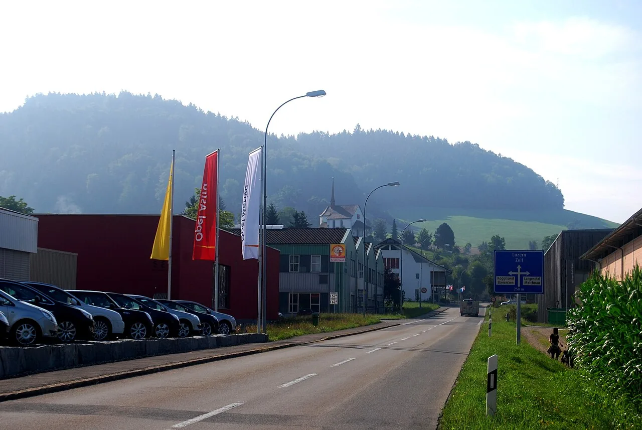 Ortsansicht von Altbüron im Kanton Luzern