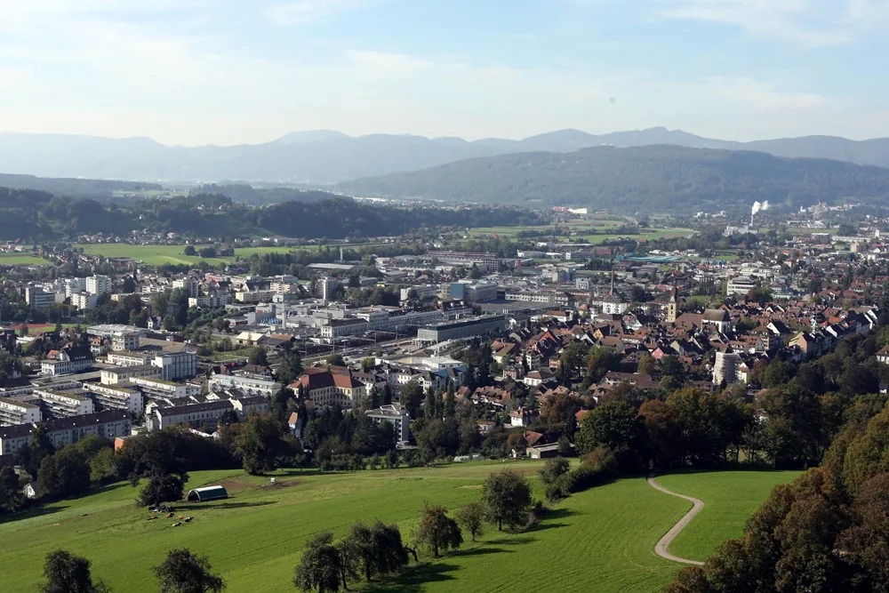Ortsansicht von Zofingen im Kanton Aargau